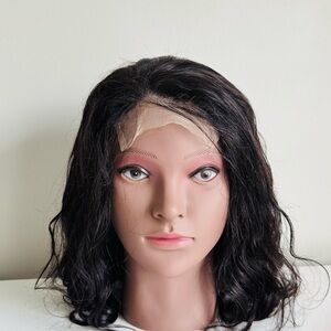 Black Wavy Lace Front Wig